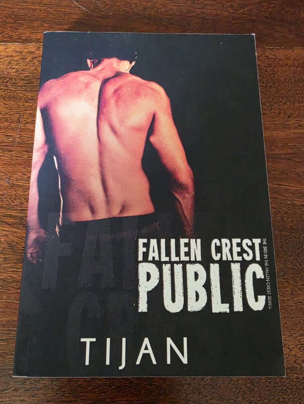 Fallen Crest Public by Tijan Paperback Book SIGNED